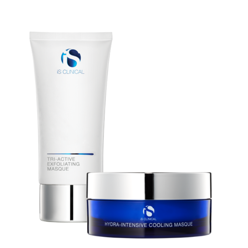 This powerful skin care duo includes two facial masks to help restore the skin's appearance.